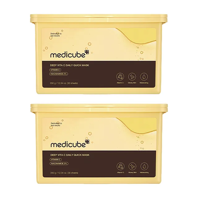 medicube - Combo Mascarilla Deep Vita C Daily Quick Mask Bundle Set