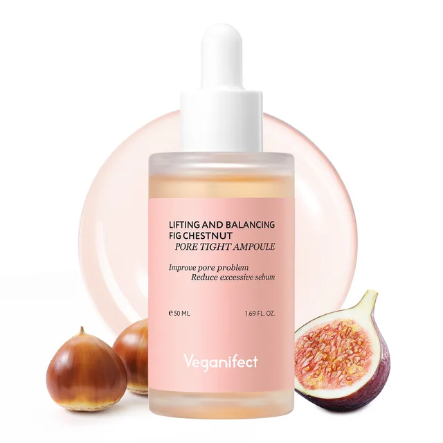 Veganifect - Lifting And Balancing Fig Chestnut Pore Tight Ampoule