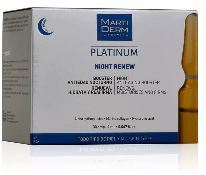 Martiderm Platinum Night Renew 30 ampollas