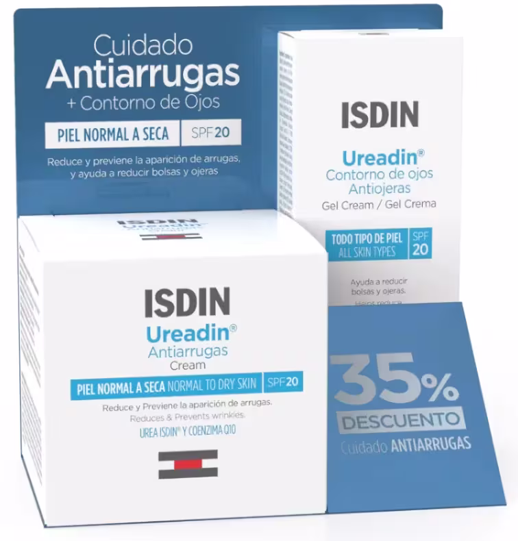 Isdin Ureadin Antiarrugas SPF20 Crema 50ml + Contorno de Ojos 15ml