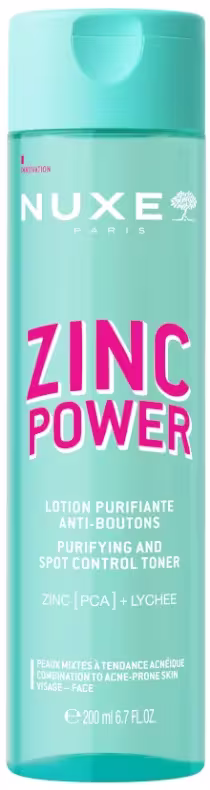Nuxe Zinc Power Loción Purificante 200 ml