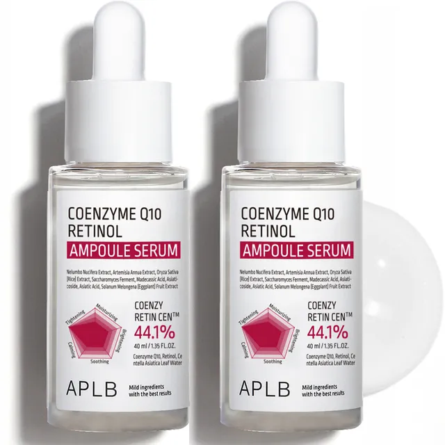 APLB - Set de Sérum Facial con Retinol Coenzyme Q10 Retinol Ampoule Serum Set