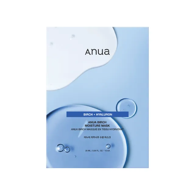 Anua - Mascarilla Birch Moisture Mask Set