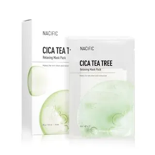 Nacific - Cica Tea Tree Relaxing Mask Pack Set