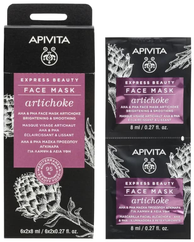 Apivita Express Beauty Mascarilla Alcachofa 2x8 ml