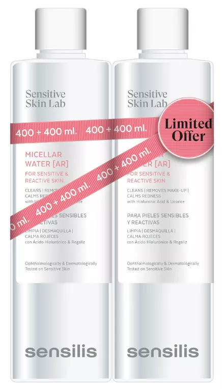 Sensilis Agua Micelar [Ar] Pieles Sensibles y Reactivas 2x400ml