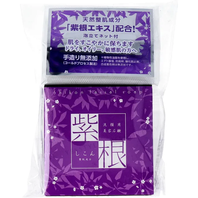 S-LABO - Red-root lithospermum Soap With Foaming Net