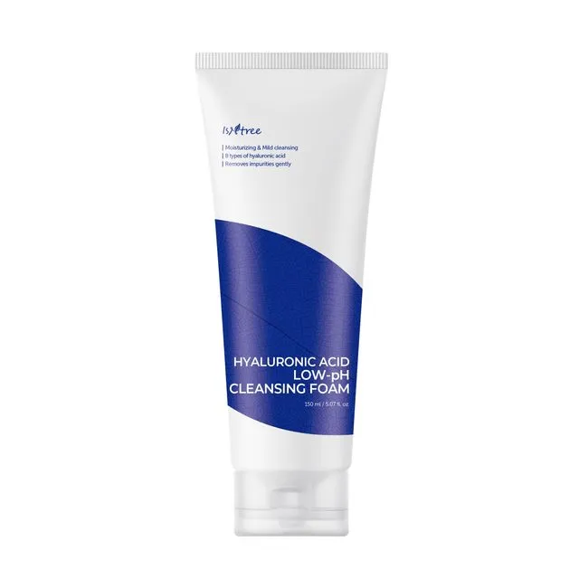 Isntree - Espuma limpiadora con ácido hialurónico Hyaluronic Acid Low-pH Cleansing Foam