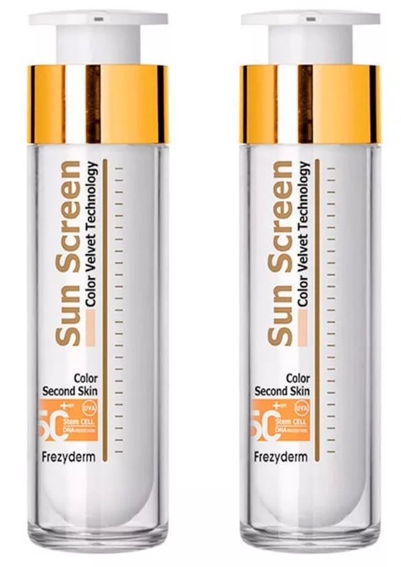 Frezyderm Sun Screen Color Velvet Face SPF50 Duplo 2x50ml