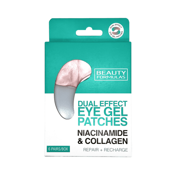 Dual Effect Eye Gel Patches Parches de Gel para Ojos Doble Efecto con Niacinamida y Colágeno