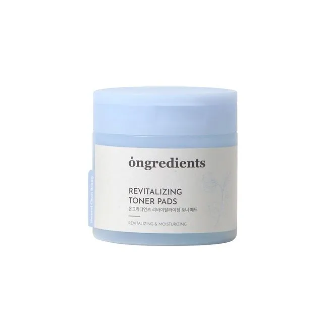 ongredients - Revitalizing Toner Pads