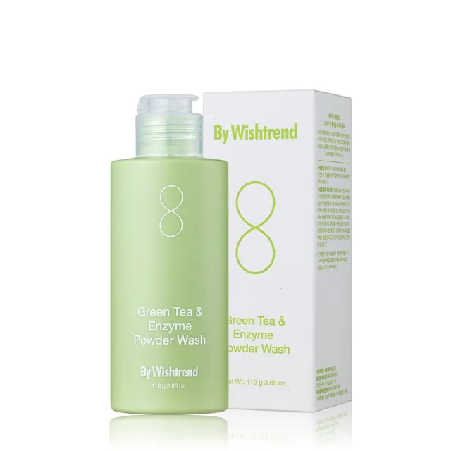 By Wishtrend - Limpiador Facial en Polvo Green Tea & Enzyme Powder Wash JUMBO