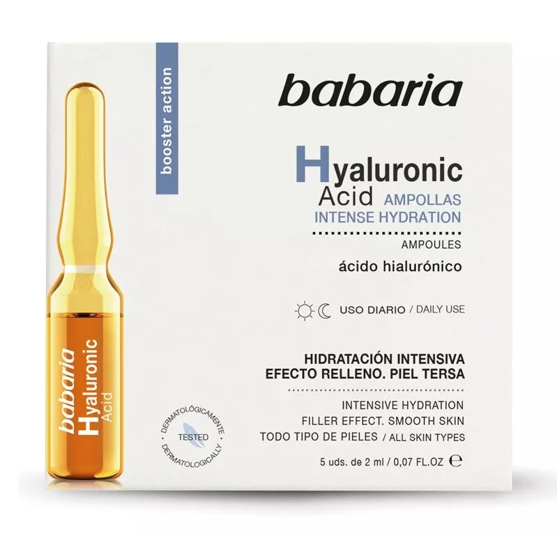 Babaria Ampollas Faciales Ácido Hialurónico 2ml x 5 unidades