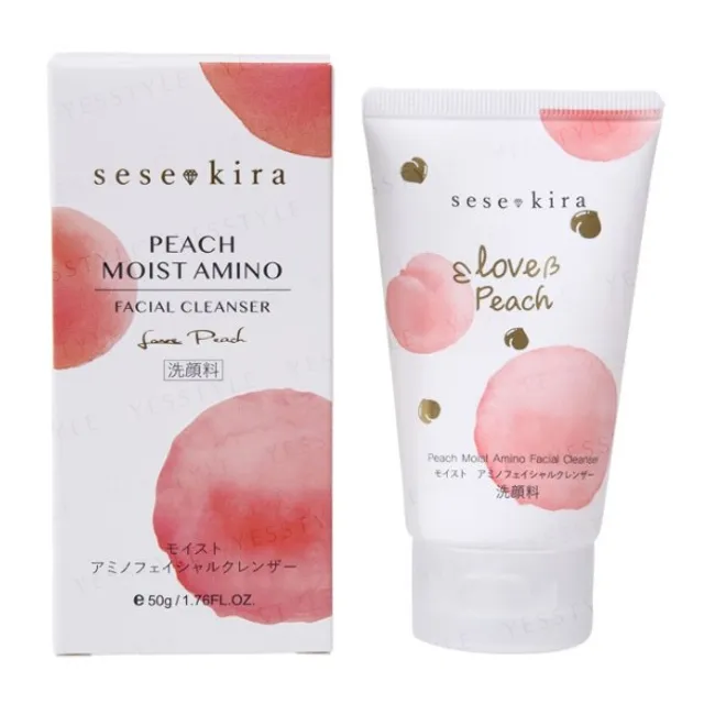 sesekira - Peach Moist Amino Facial Cleanser 50g