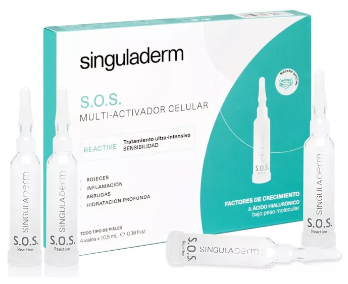 Singuladerm S.O.S Reactive 4 viales x 10,5 ml
