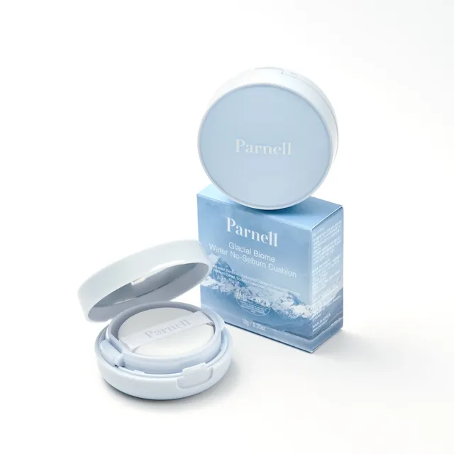 Parnell - Polvo Compacto Estilo Cushion Glacial Biome Water No-Sebum Cushion