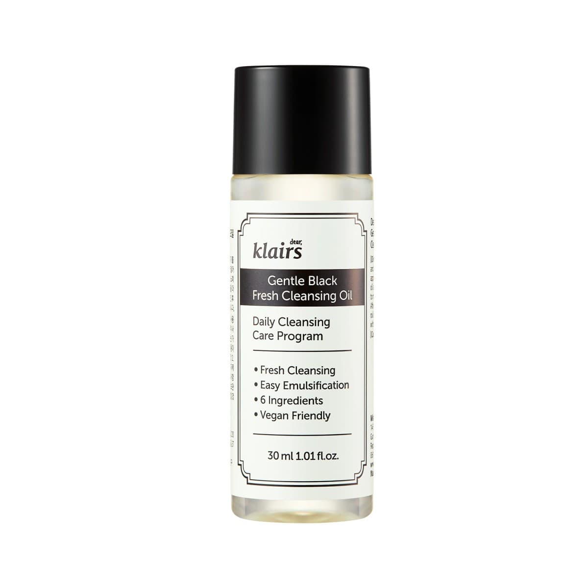 Gentle Black Fresh Cleansing Oil (30ml)