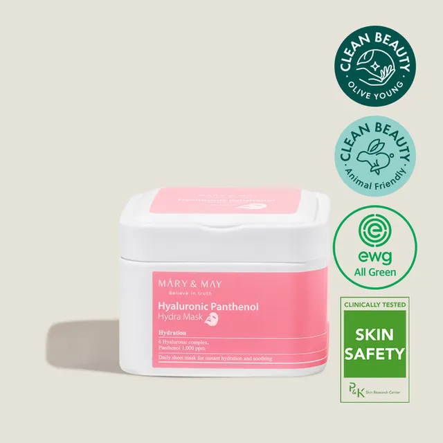 Mary&May - Mascarilla Facial Hyaluronic Panthenol Hydra Mask