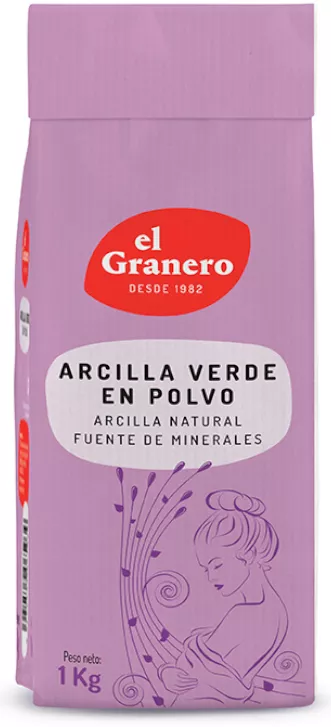 El Granero Integral Arcilla Verde en Polvo 1kg
