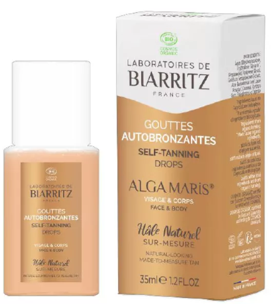 Laboratoires de Biarritz Alga Maris Gotas Autobronceadoras 35 ml