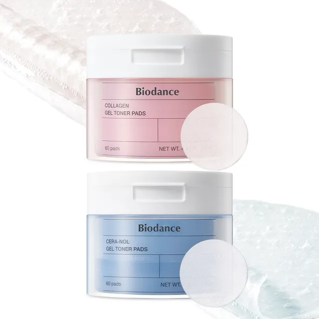 Biodance - Bundle: Collagen Gel Toner Pads + Cera-nol Gel Toner Pads