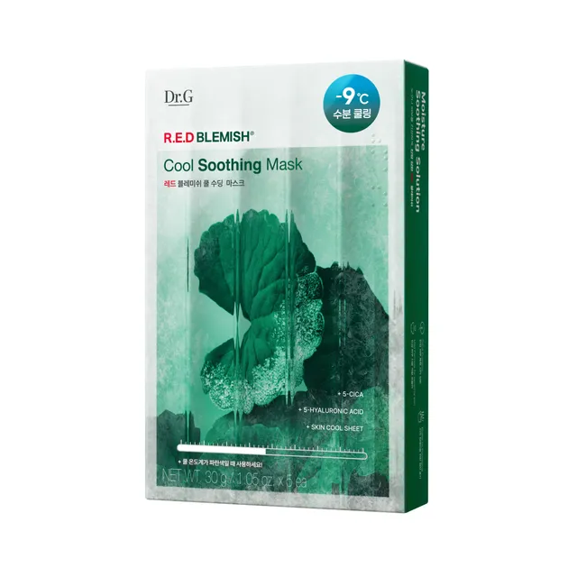 Dr.G - R.E.D Blemish Cool Soothing Mask 5 pcs Set
