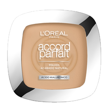 Accord Parfait Base en Polvo – Con Ácido Hialurónico – 3D Beige Dore